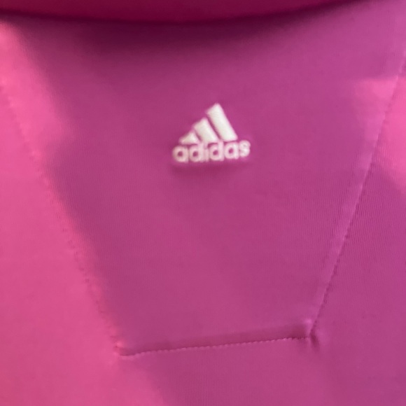 Ladies Size Large adidas Climalite GOLF Sleeveless Blouse - Magenta GUC - Picture 6 of 7